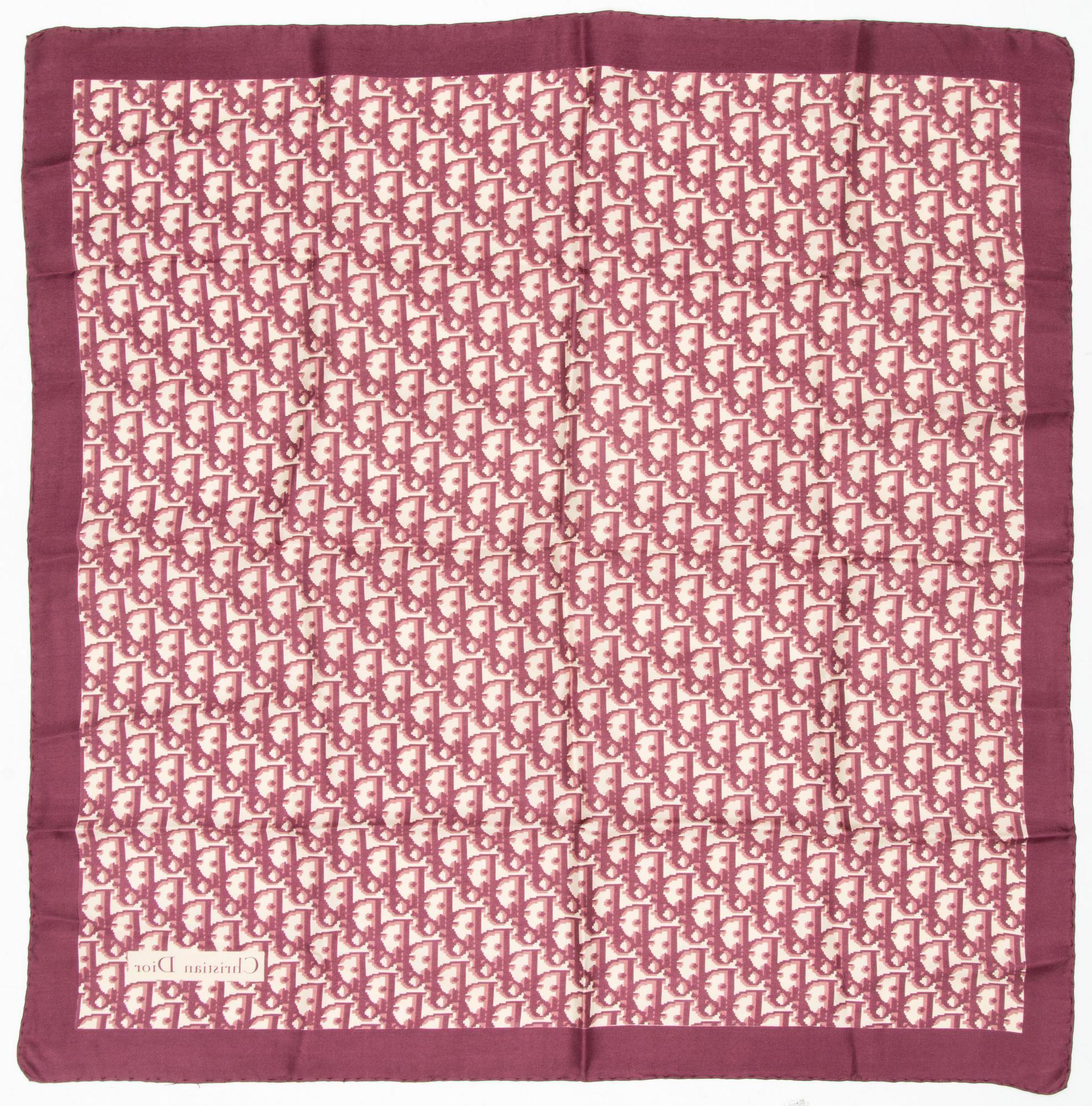 CHRISTIAN DIOR, SCARFAR, 3 st.