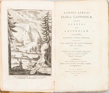 Carl von Linné, Flora Lapponica, J.E Smith, 1792, bok.