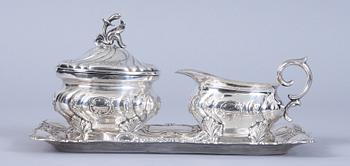 PARTI SILVER, 4 delar. Vikt 575 gram.