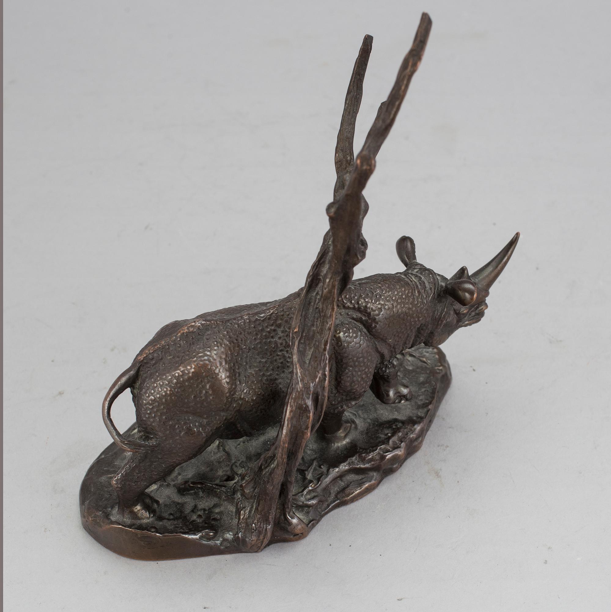 SKULPTUR, brons, The Franklin Mint, 1976.