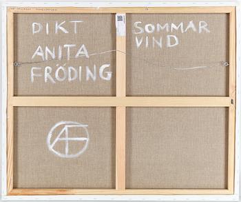 ANITA FRÖDING, olja på duk, signerad.