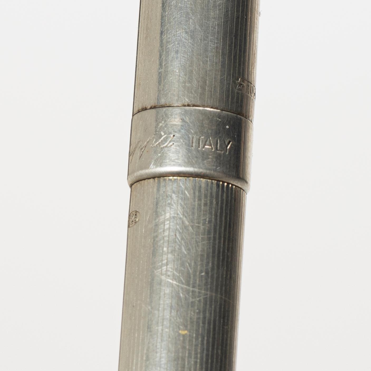 Montegrappa, kulspetspenna, sterlingsilver, Italien.