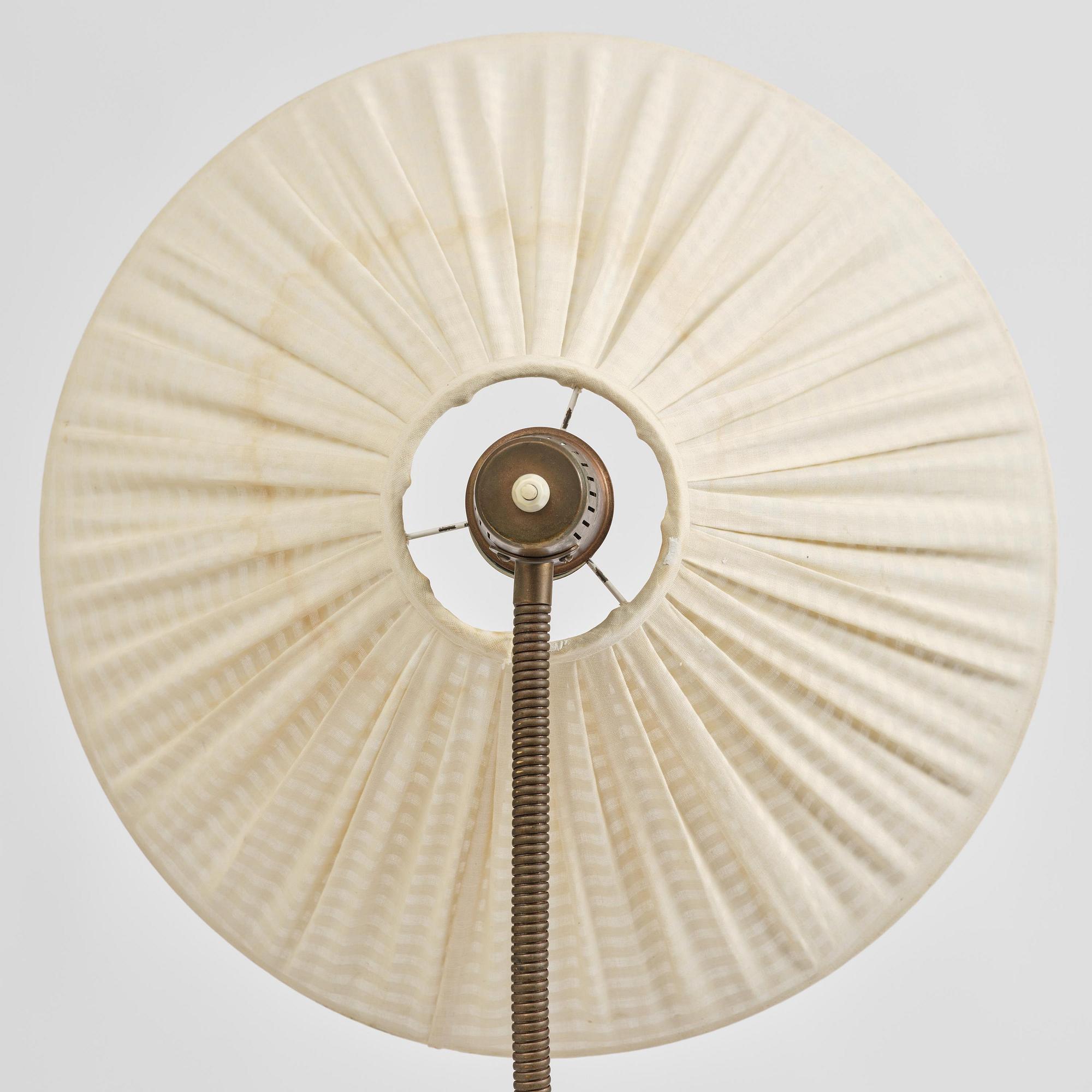 Hans Bergström, a floor lamp model 568, Ateljé Lyktan, Åhus, 1950s.