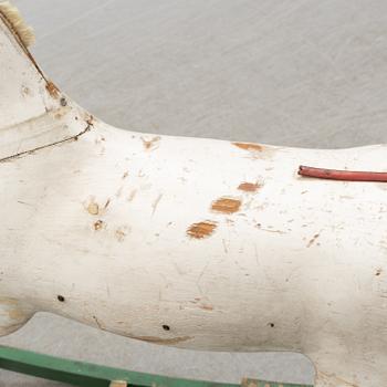 A 20th century rocking horse, possibly by Gemla.