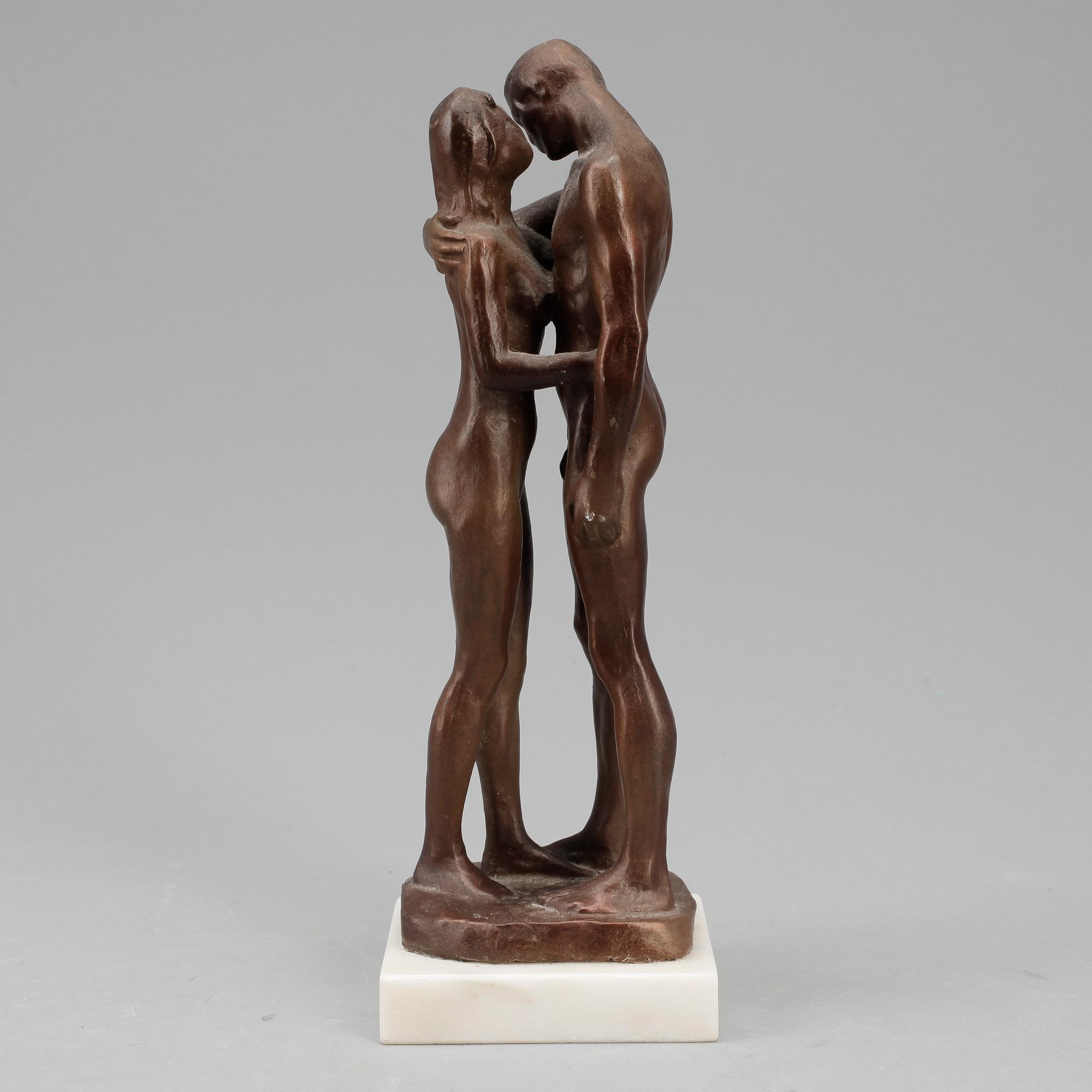 GUDMAR OLOVSON, skulptur, bronserad konstmassa, signerad.