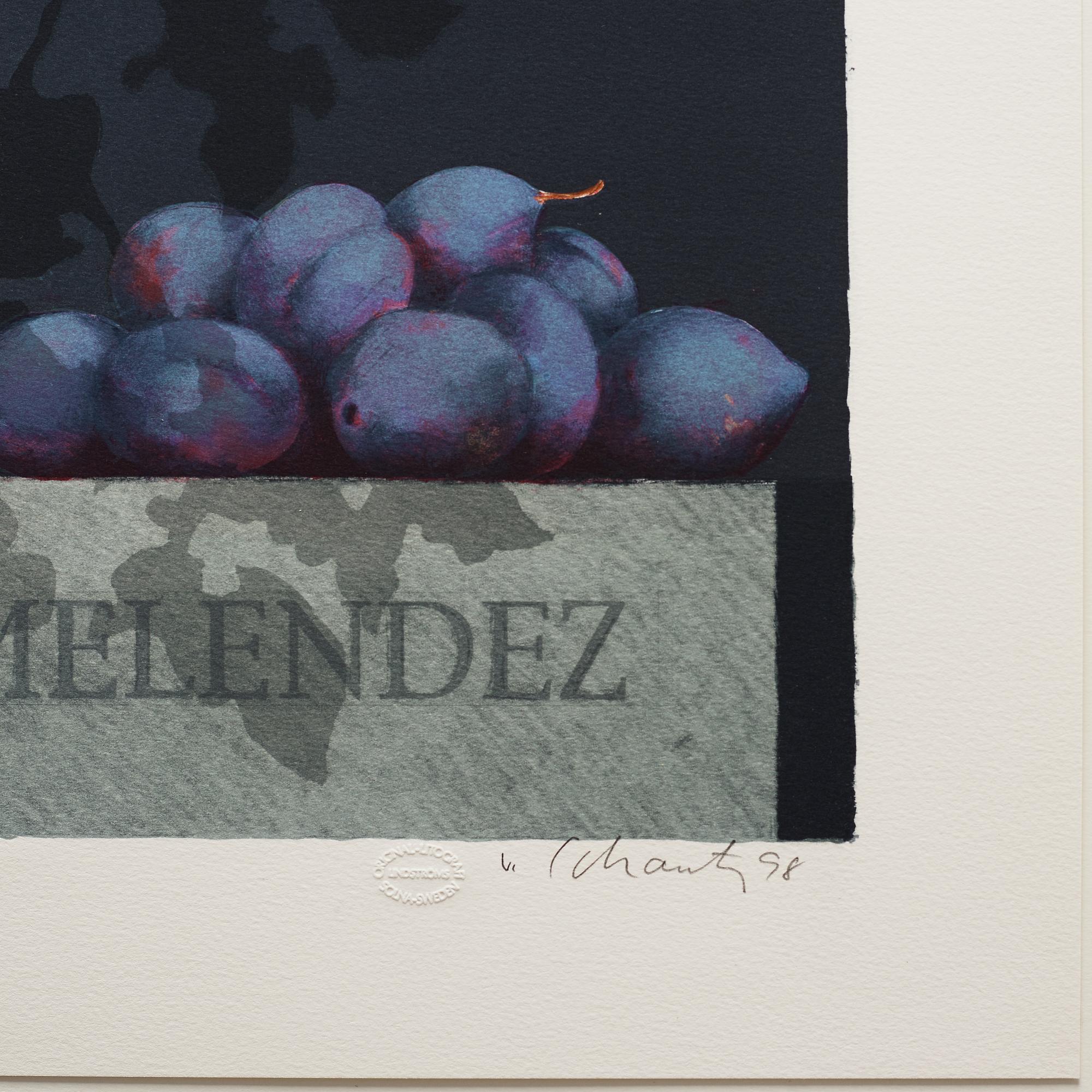 Philip von Schantz, lithograph in color, signed and numbered 63/100, dated -98.