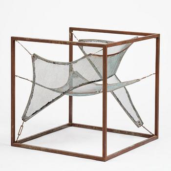 Sigurdur Gustafsson, a "Wind" easy chair/sculpture, ed. HC 4/5, Källemo, Värnamo, post 2003.