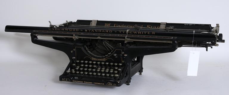 SKRIVMASKIN, Underwood Standard, USA, 1900-talets första hälft.