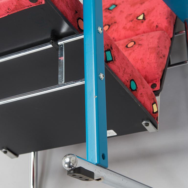 Yrjö Kukkapuro, A 1980s  'Experiment' open armchair for Avarte, Finland.