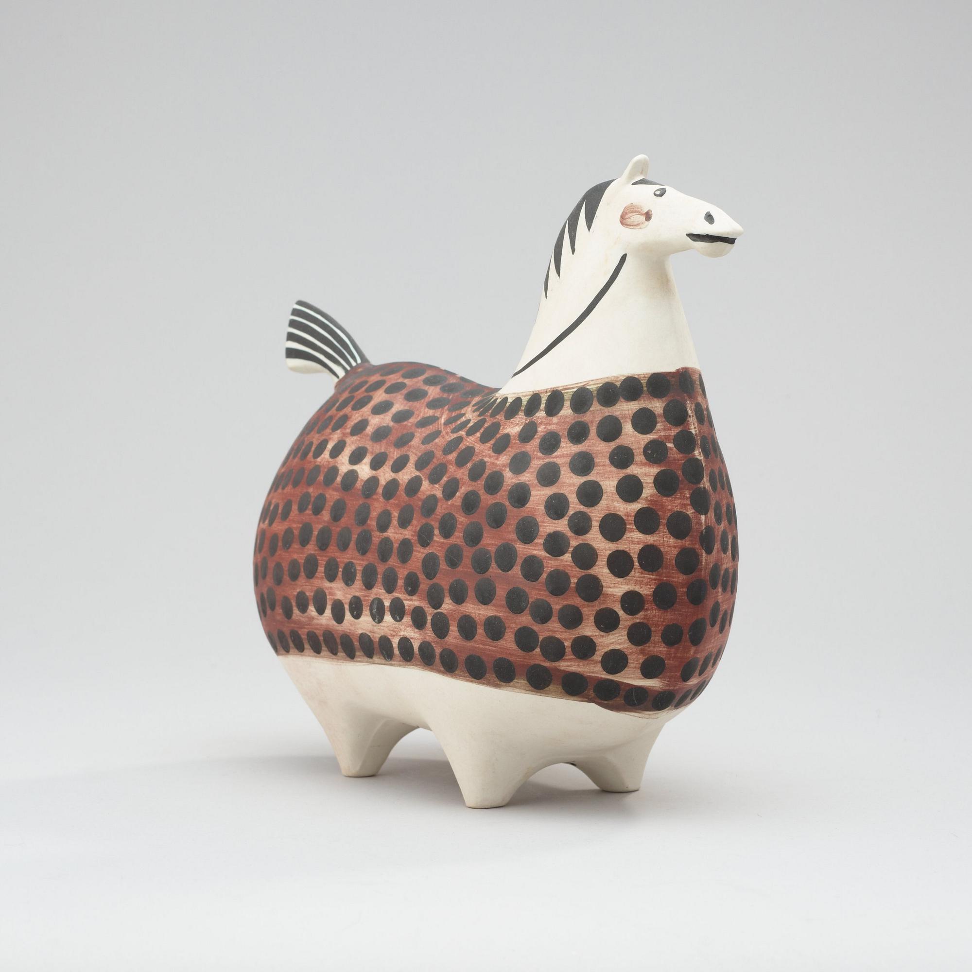 STIG LINDBERG, figurin, "Springare", Gustavsberg Studio 1952-72.