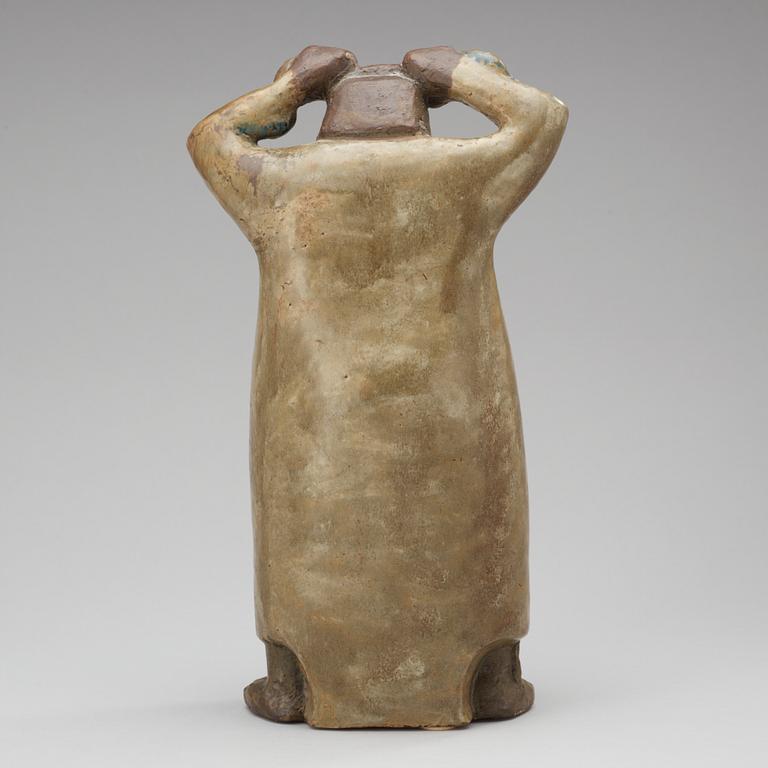 An Åke Holm stoneware sculpture, Höganäs 1950's.