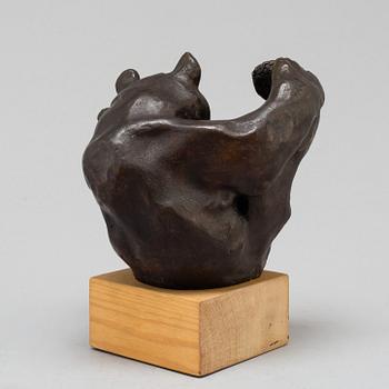 CARL MILLES, Sculpture. Bronze, unsigned. Total height 19 cm.