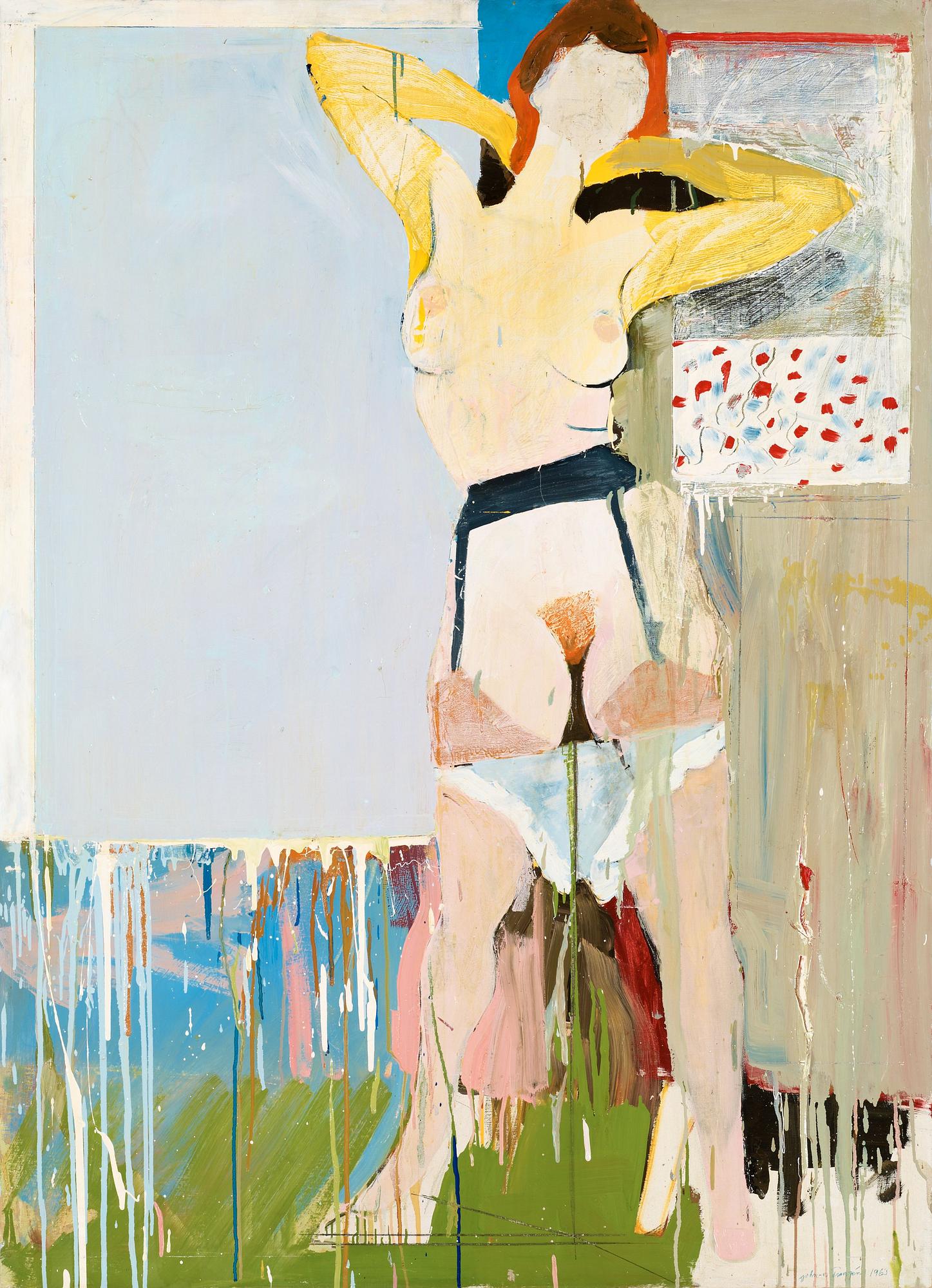 John-E Franzén, "Flicka med gula armar" (Girl with Yellow Arms).