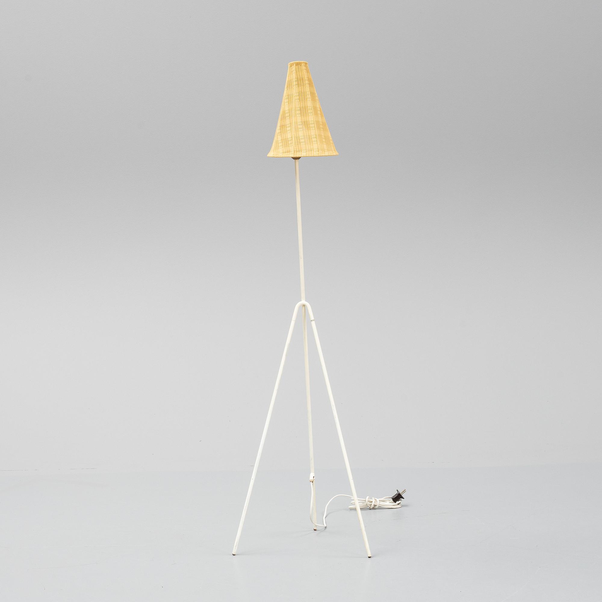 Hans Bergström, golvlampa, modell 569, "Giraffen", Atelje Lyktan, 1950-tal.
