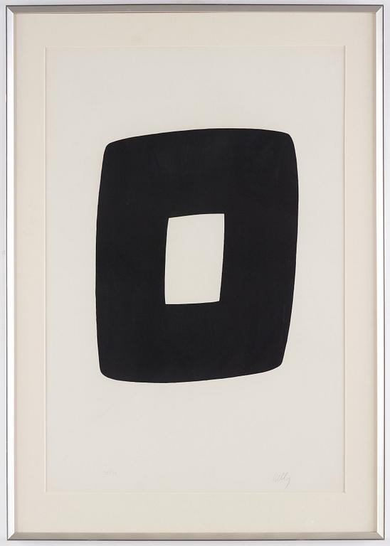 Ellsworth Kelly, "Noir avec Blanc" from "Suite of Twenty-seven Lithographs".