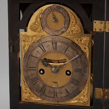 An English early 18th century S De Charmes bracket clock.