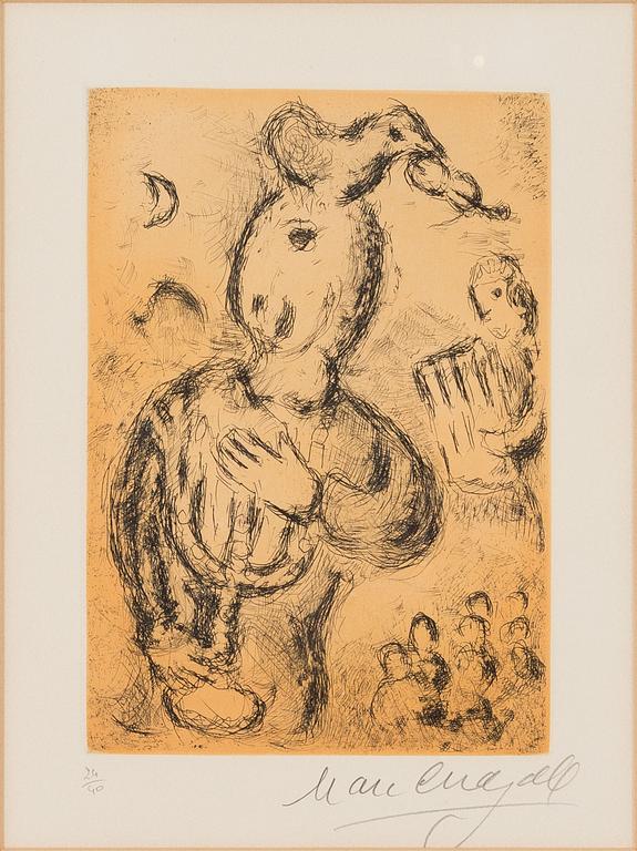 MARC CHAGALL, SARJASTA "PSAUMES DE DAVID".