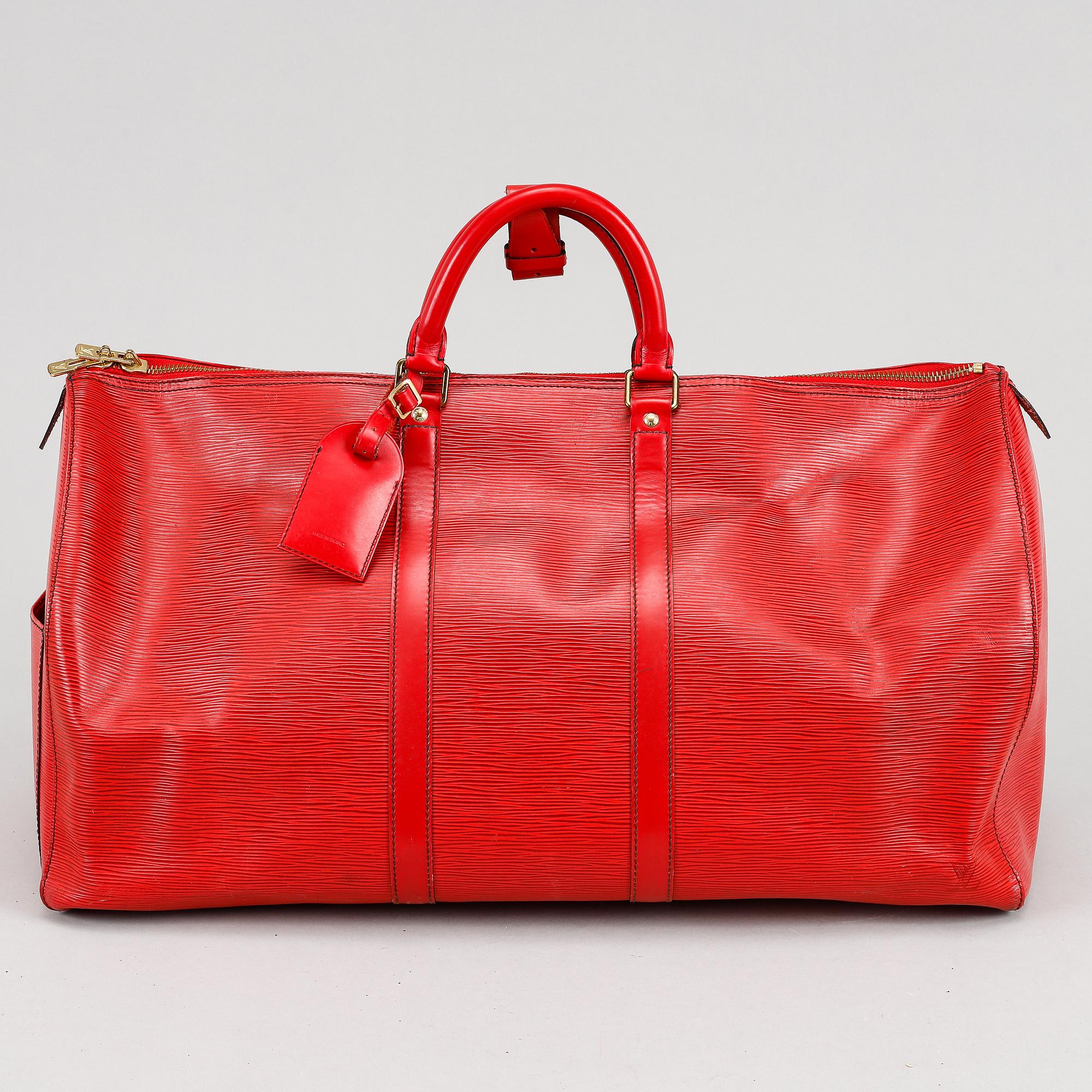Louis Vuitton, weekendbag, "Keepall 55 Epi".