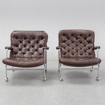 Bruno Mathsson, fåtöljer ett par, Karin 73, Dux, 1900-talets andra hälft.