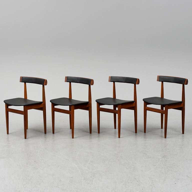 HANS OLSEN, a five-piece teak fining suite from Frem Røjle, Denmark, 1950's/60's.
