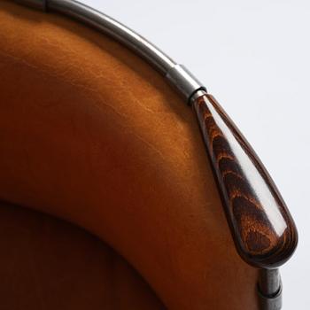 Mats Theselius, an "Älgskinnsfåtöljen" armchair, ed. 230/360, Källemo, Värnamo, post 1991.