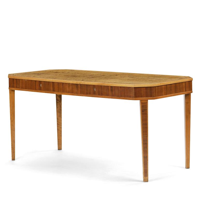 Carl Malmsten, a rare "Rosendal" desk, Nordiska Kompaniet, 1931.
