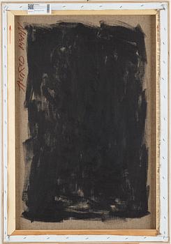 ALFRED BOMAN, "More Grey Less Boredom", signed a tergo, executed in 2012. Acrylic and spray paint on canvas.