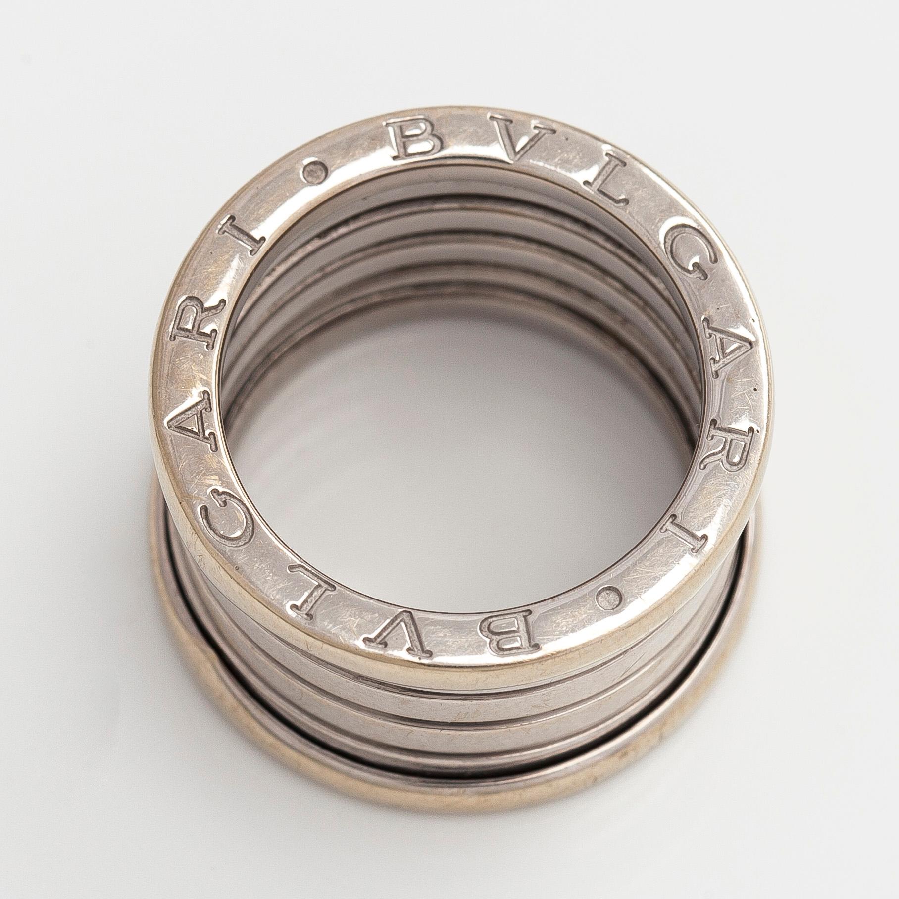 Bulgari, ring, "B.zero1", 18K vitguld.