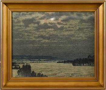 OLOF THUNMAN, blandteknik, signerad och daterad -17.