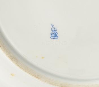 A set of 12 Herend plates circa 1900.