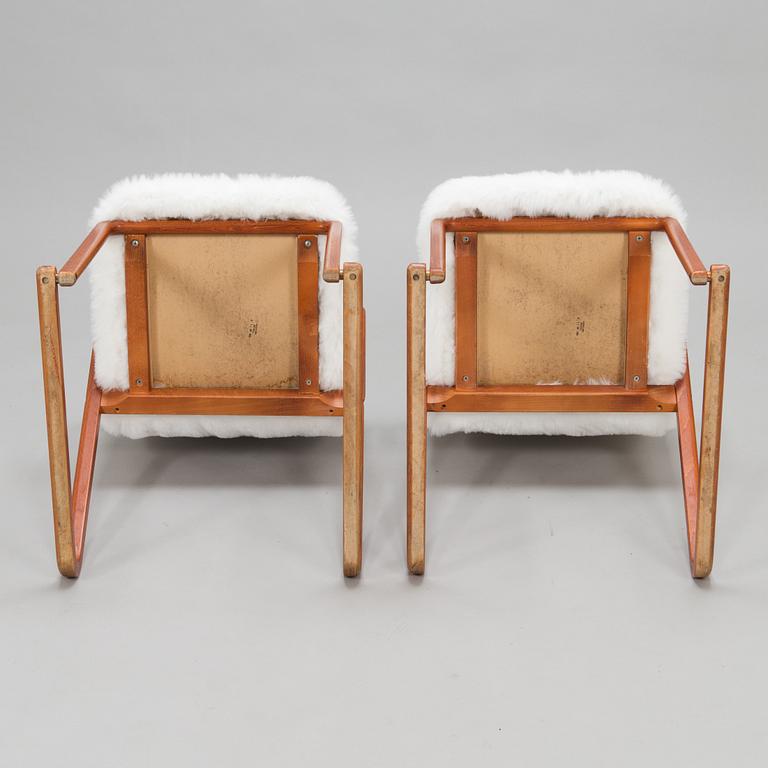 A pair of late 20th century chairs for TUA Möbler Tibro.