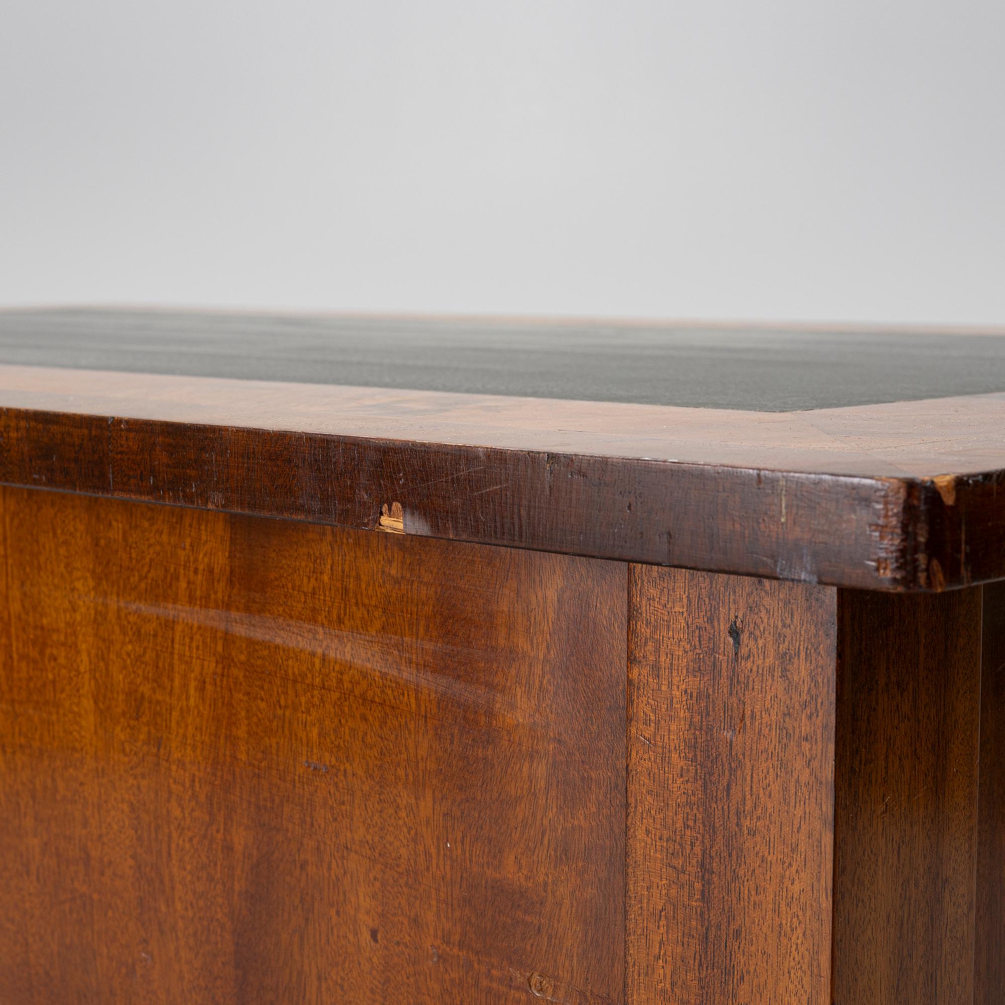 A late Gustavian style desk, 19th century.