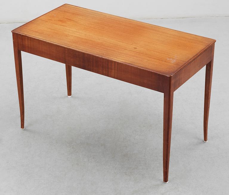 A Carl Malmsten mahogany desk 'Guldheden'.