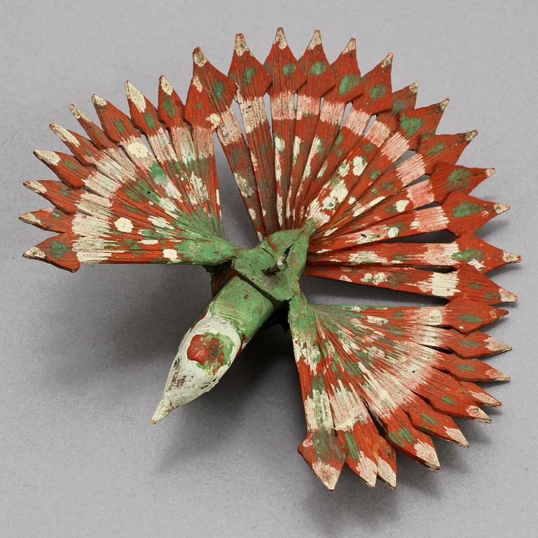 TRÄFÅGEL, allmoge, sekelskiftet 1800/1900.