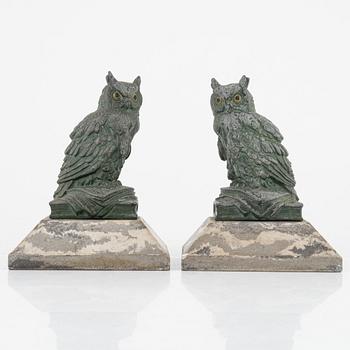 Bokstöd, ett par, 1900-tal.