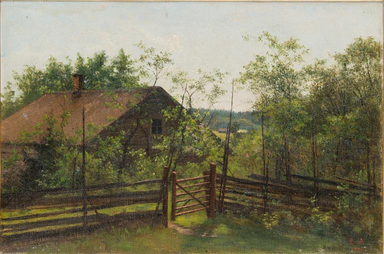 Okänd konstnär, Sommargrönska.