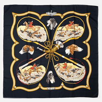 Hermès, scarf, "Le Laisser courre".