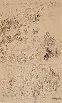 Ernst Josephson, Figurscen.
