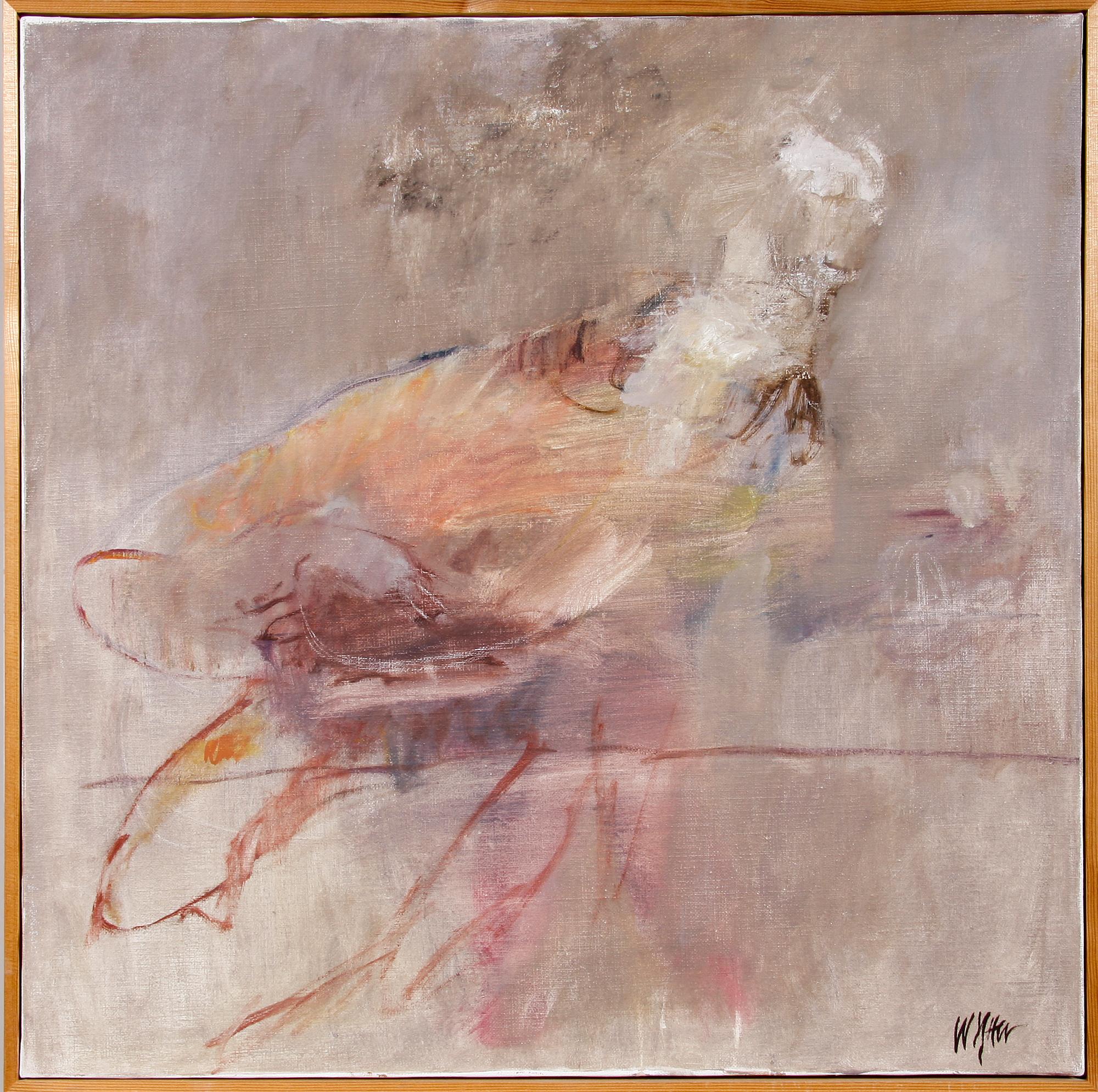 WILLY YTTER, olja på duk. Sign. Dat a tergo 1995. 65x65.