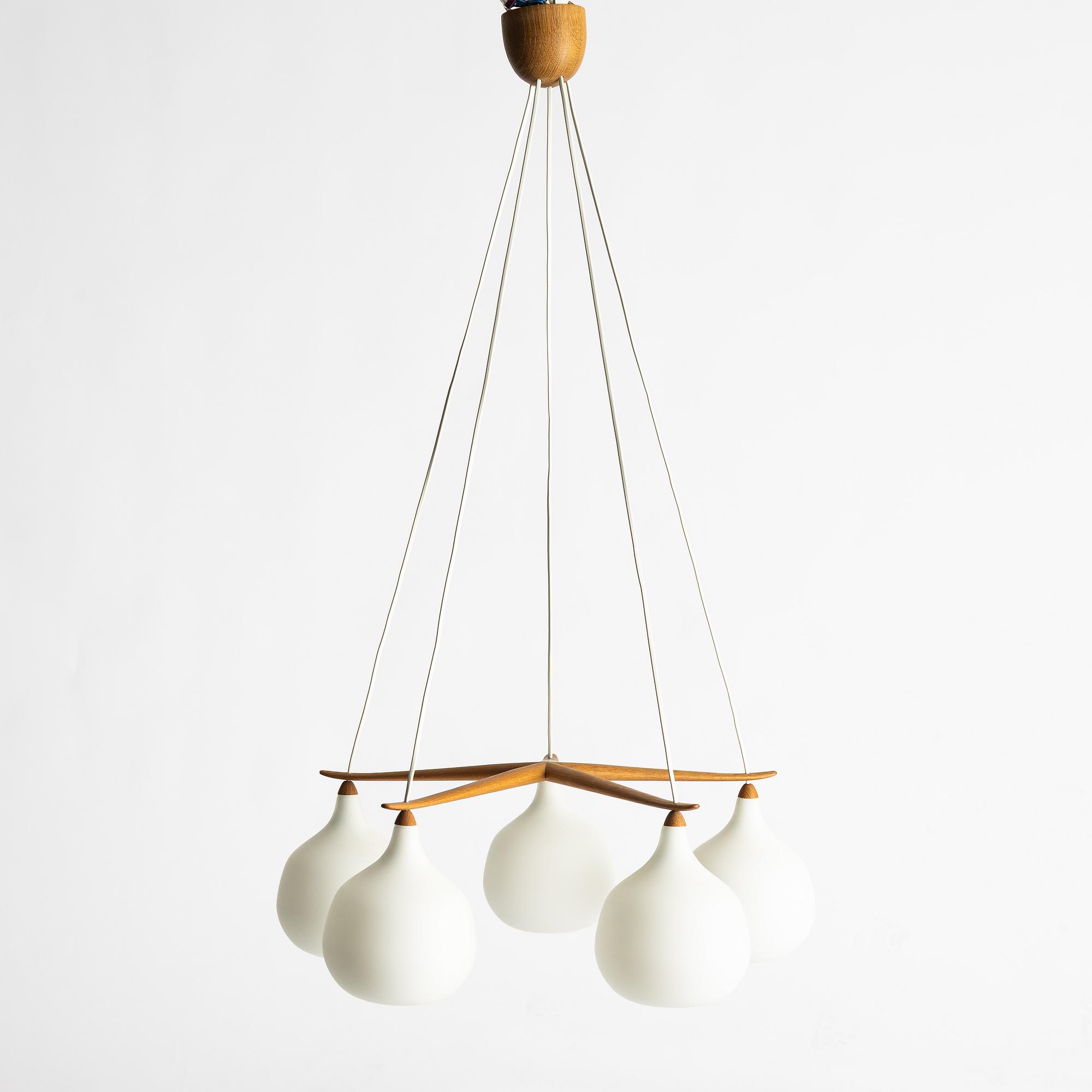Uno & Östen Kristiansson, ceiling lamp, Luxus, Vittsjö.