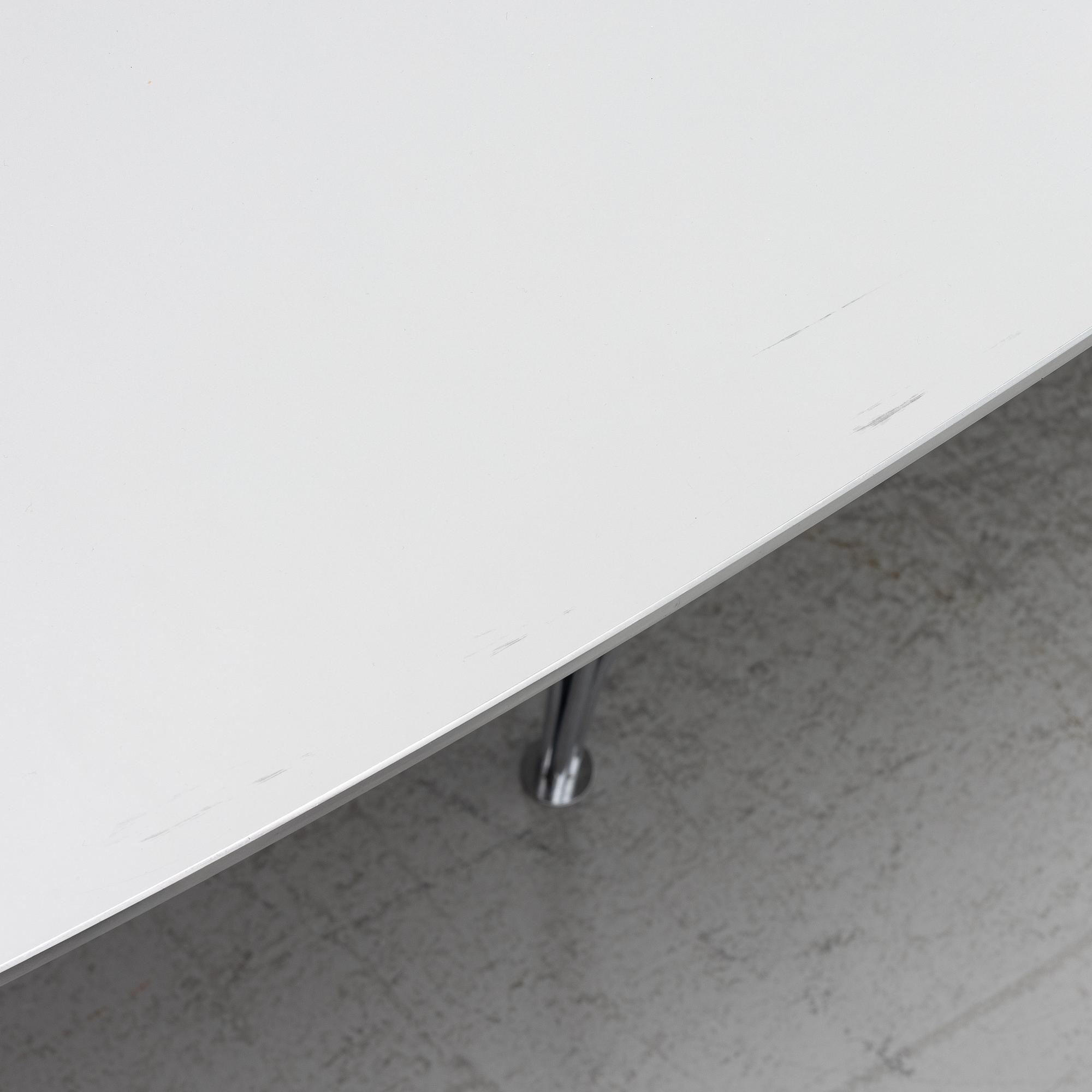 Bruno Mathsson, & Piet Hein, conference table, "Superellipse", Fritz Hansen, Denmark.