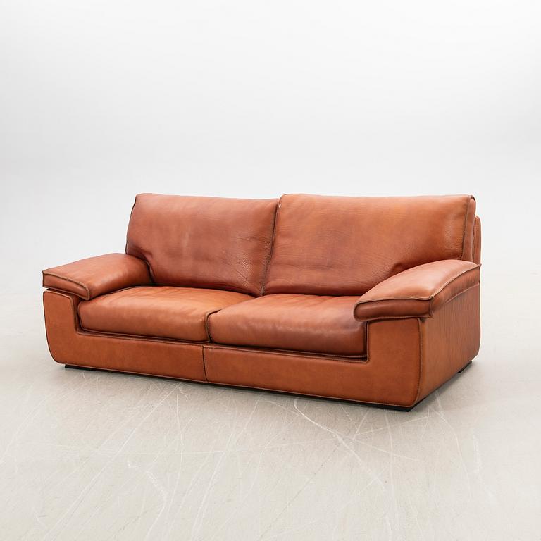 Sofa, leather, 21st century.