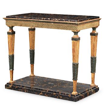 16. A late Gustavian circa 1800 console table.