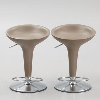 Stefano Giovannoni, a pair of 'Bombo' bar stools, Magis, Italy.