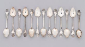 A 59-piece set of 'Suomi' silver cutlery, Kultateollisuus, Turku 1997-2010.