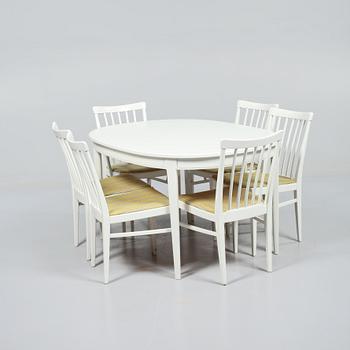 MATGRUPP, 7 delar, "Herrgården", Carl Malmsten, Bodafors, 1900-talets andra hälft.