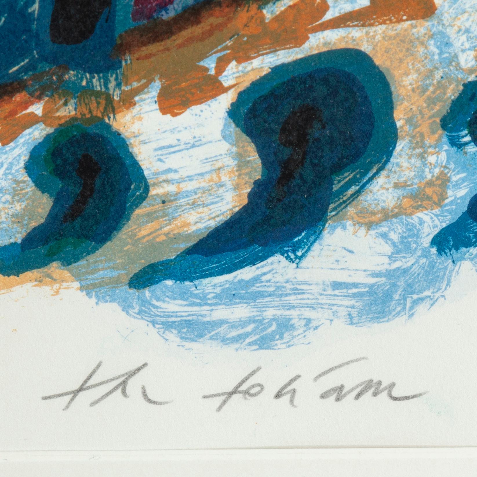 THEO TOBIASSE, lithograph in colours, signed 163/180.