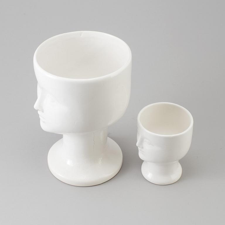 LISA LARSON, two stoneware vases from Gustavsberg.