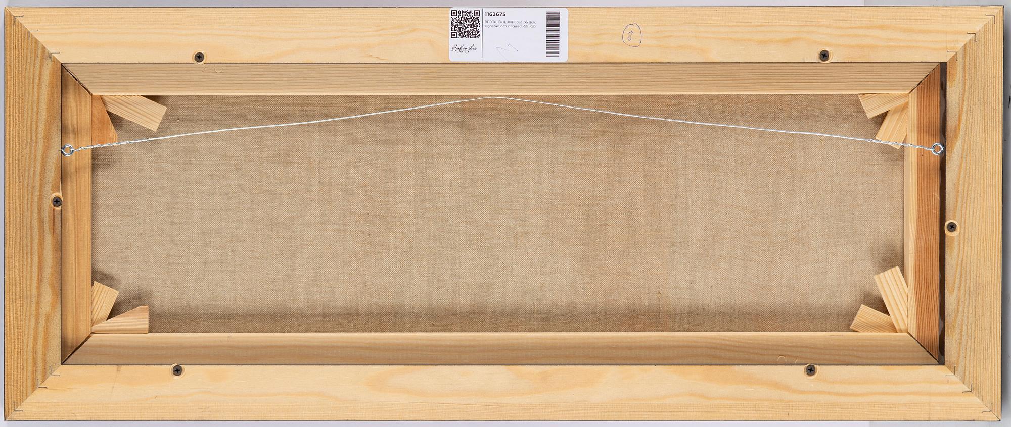 BERTIL ÖHLUND, oil on canvas, signed and dated -59.