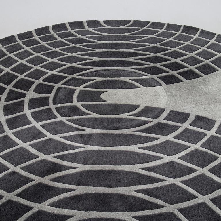 Verner Panton, a 21st century 'Grafic harmonal' carpet for Verpan Denmark.